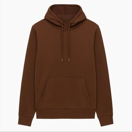 Brown warm hoodie